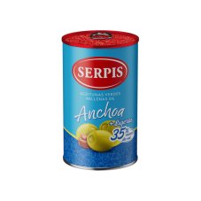 Serpis - Zelené olivy plněné ančovičkami s menším obsahem soli