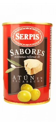 Serpis - Zelené olivy plněné nakládaným tuňákem