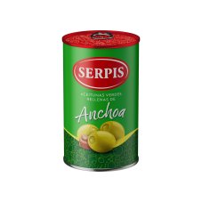 Serpis - Zelené olivy plněné ančovičkami