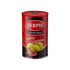 Serpis - Zelené olivy plněné šunkou Serrano